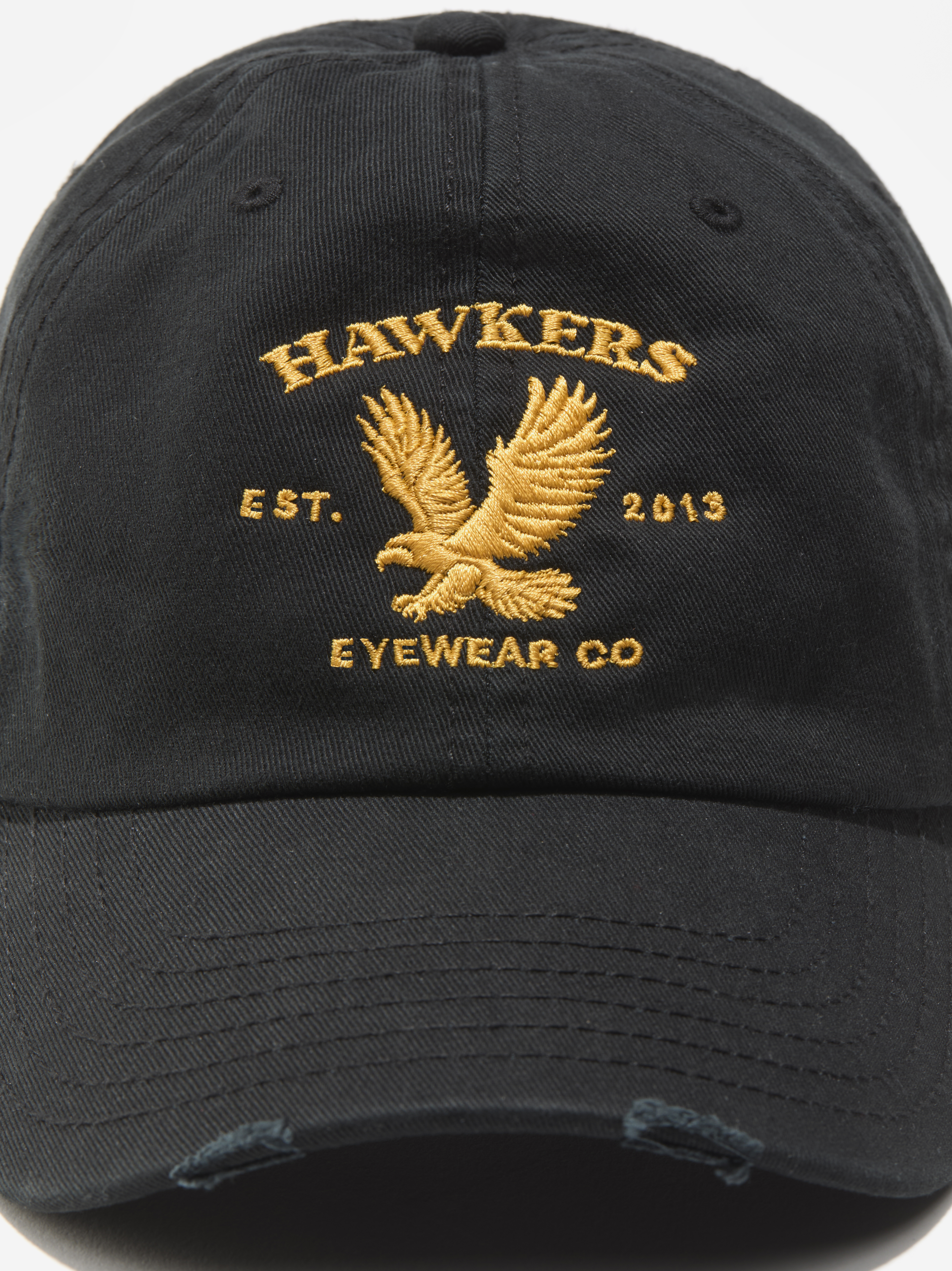 Accesorios Hawkers EAGLE DESTROYED CAP BLACK