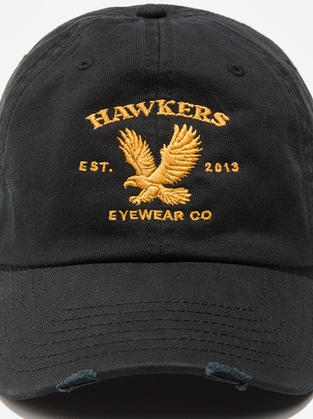 Accesorios Hawkers EAGLE DESTROYED CAP BLACK