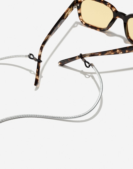 Accesorios Hawkers LEATHER ROUND CORD - SILVER