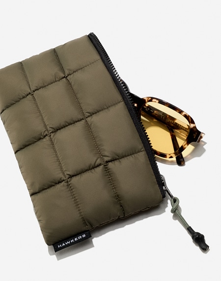 Accesorios Hawkers ZIPPER POUCH - MILITARY GREEN