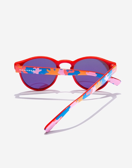Ni&ntilde;os Hawkers BELAIR KIDS - POLARIZED RED CLEAR BLUE