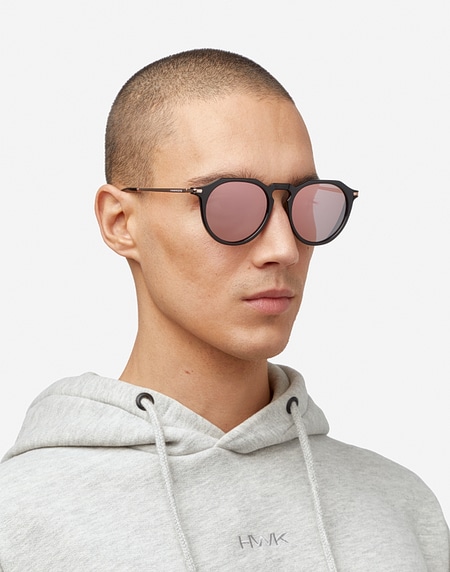 Gafas de sol Hawkers WARWICK CROSSWALK - POLARIZED BLACK ROSE GOLD