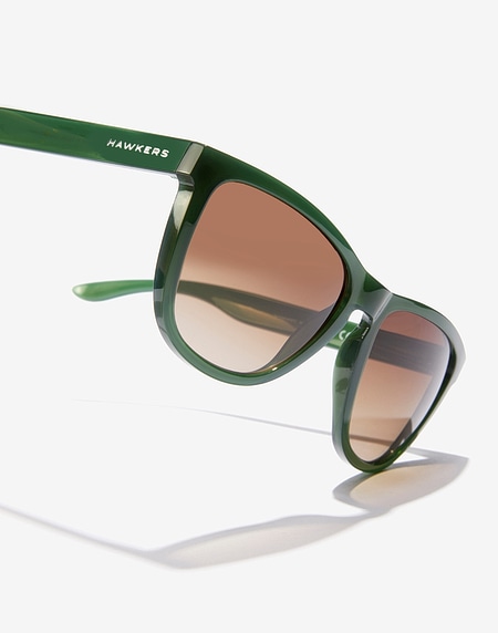 Gafas de sol Hawkers ONE RAW - GREEN TRANSPARENT PEANUT