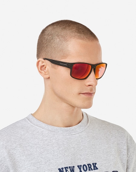 Gafas de sol Hawkers FASTER RAW CARBON FIBER - BLACK RUBY