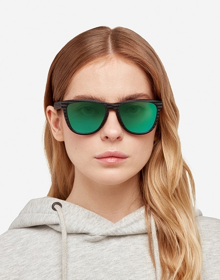 Gafas de sol Hawkers ONE RAW CARBON FIBER - POLARIZED EMERALD
