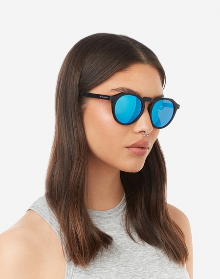 Gafas de sol Hawkers WARWICK RAW - BLACK CLEAR BLUE